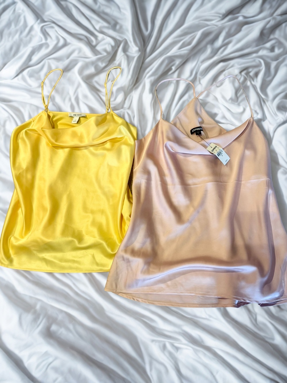 Express and Nine West camisole bundle